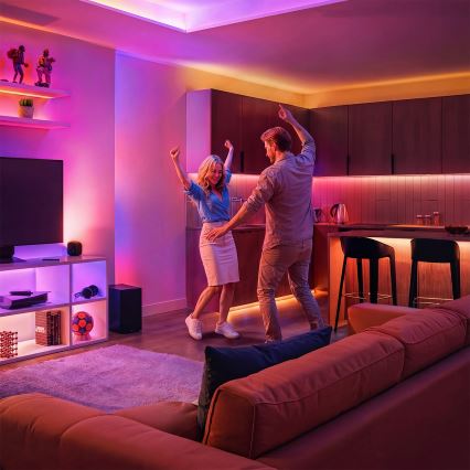 Philips - LED RGBIC Stmievateľný pás SMART STRIP 3m LED/13W/230V 2700-6500K Wi-Fi