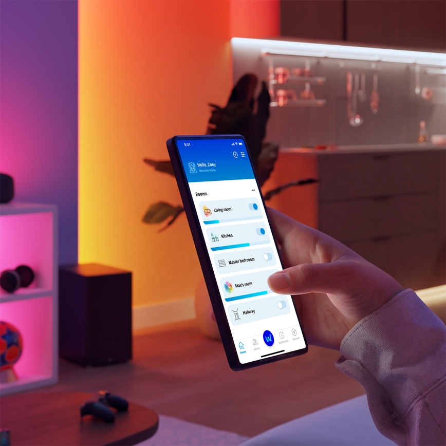 Philips - LED RGBIC Stmievateľný pás SMART STRIP 3m LED/13W/230V 2700-6500K Wi-Fi