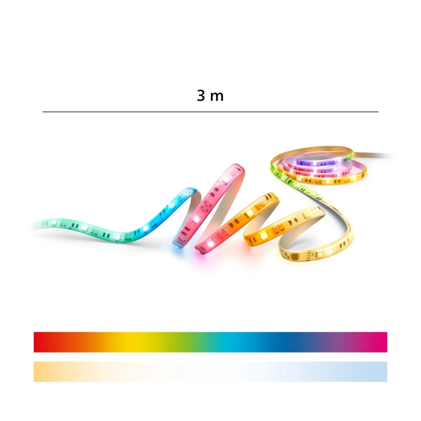 Philips - LED RGBIC Stmievateľný pás SMART STRIP 3m LED/13W/230V 2700-6500K Wi-Fi