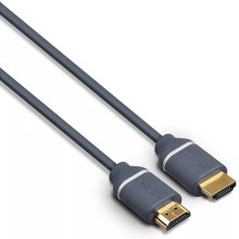 Philips SWV5650G/00 - HDMI kábel s Ethernetom, HDMI 2.0 A konektor 5m šedá
