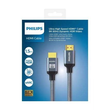 Philips SWV9115/10 - HDMI kábel 1,5m šedá