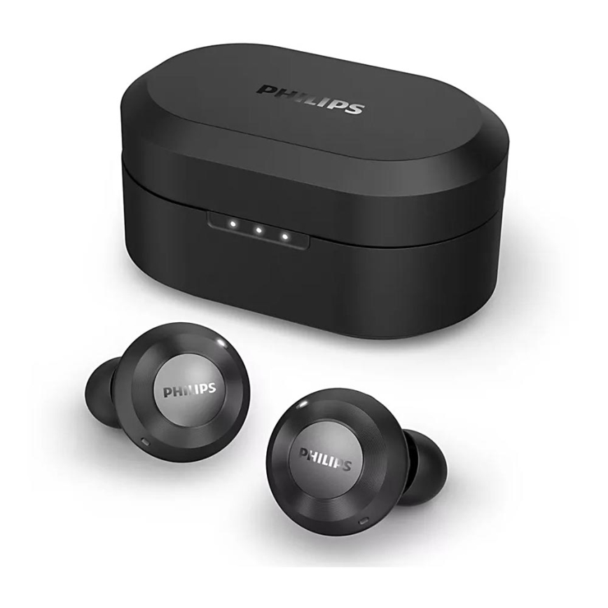 Philips TAT8505BK/00 - Bezdrôtové slúchadlá IPX4 2x 55 mAh + 560 mAh čierna