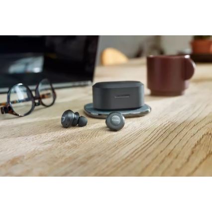 Philips TAT8505BK/00 - Bezdrôtové slúchadlá IPX4 2x 55 mAh + 560 mAh čierna