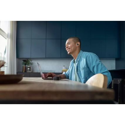 Philips TAT8505BK/00 - Bezdrôtové slúchadlá IPX4 2x 55 mAh + 560 mAh čierna