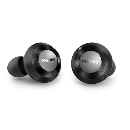 Philips TAT8505BK/00 - Bezdrôtové slúchadlá IPX4 2x 55 mAh + 560 mAh čierna