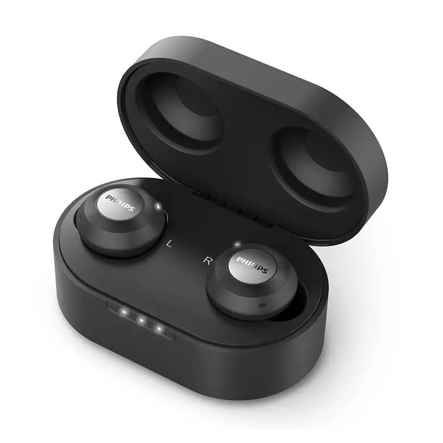Philips TAT8505BK/00 - Bezdrôtové slúchadlá IPX4 2x 55 mAh + 560 mAh čierna