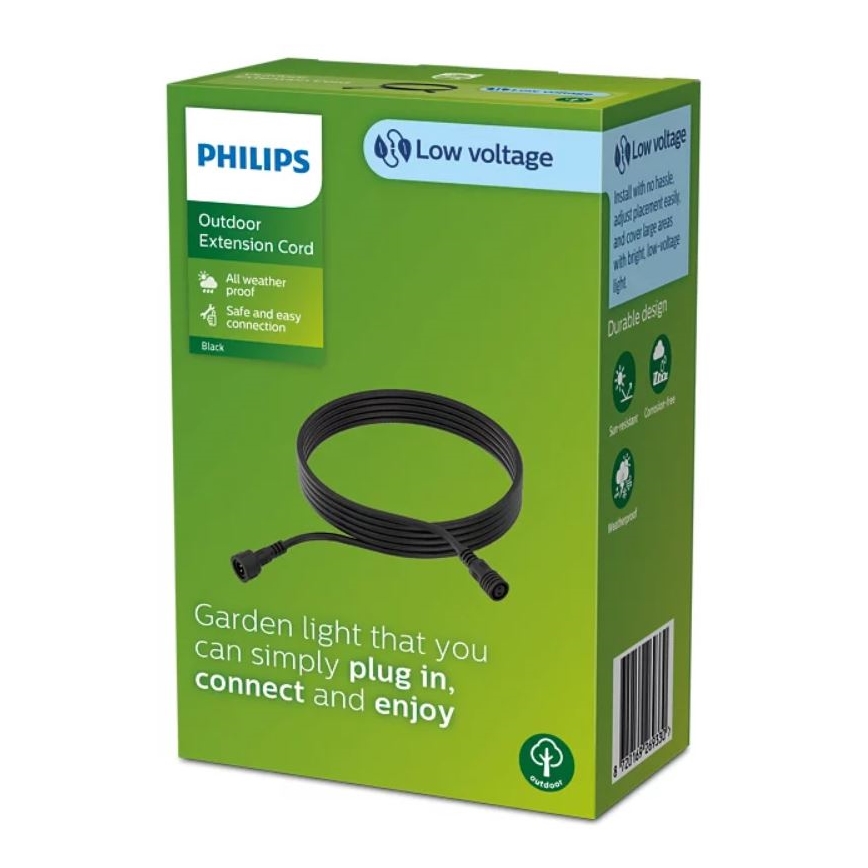 Philips - Vonkajší predlžovací kábel 5m IP67