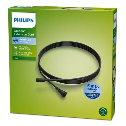 Philips - Vonkajší predlžovací kábel 5m IP65