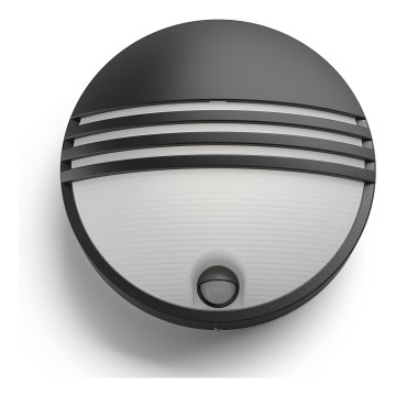 Philips - Vonkajšie nástenné LED svietidlo so snímačom LED/6W/230V IP44