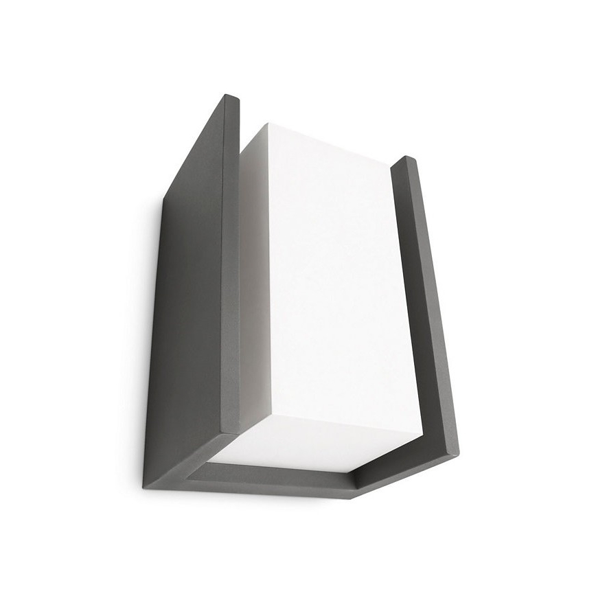 Philips - Vonkajšie nástenné svietidlo BRIDGE 1xE27/15W/230V IP44