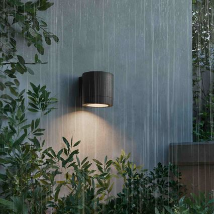 Philips - Vonkajšie nástenné svietidlo FYLX 1xGU10/5W/230V čierne IP44