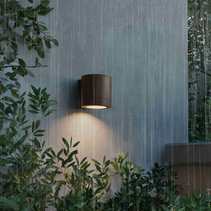 Philips - Vonkajšie nástenné svietidlo FYLX 1xGU10/5W/230V hnedé IP44