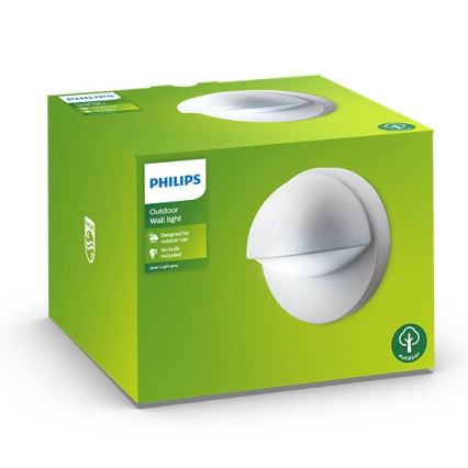 Philips - Vonkajšie nástenné svietidlo JUNE 1xE27/12W/230V IP44