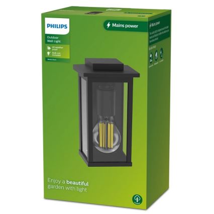 Philips - Vonkajšie nástenné svietidlo MIRTH 1xE27/25W/230V IP44