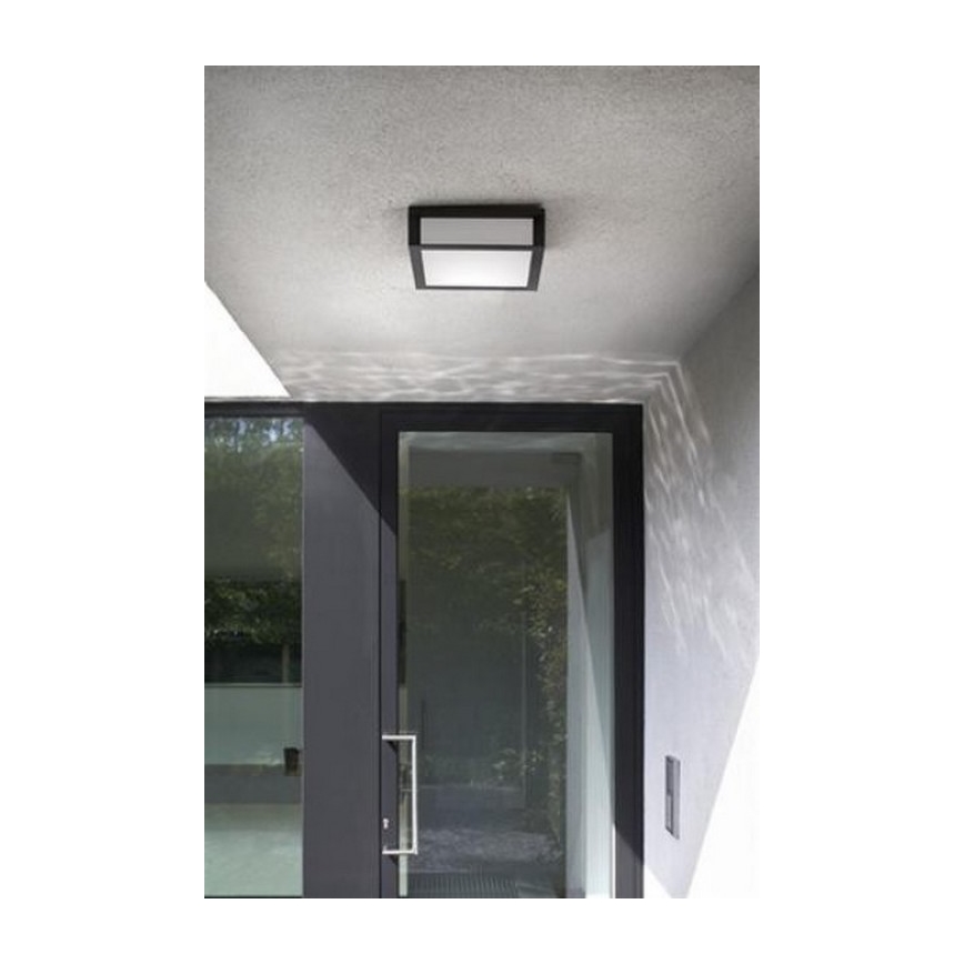 Philips - Vonkajšie stropné svietidlo SKIES 2xE27/14W/230V IP44 antracit