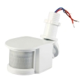 PIR senzor pohybu a súmraku T364, 180°, 230 V/1200 W, na montáž do otvoru