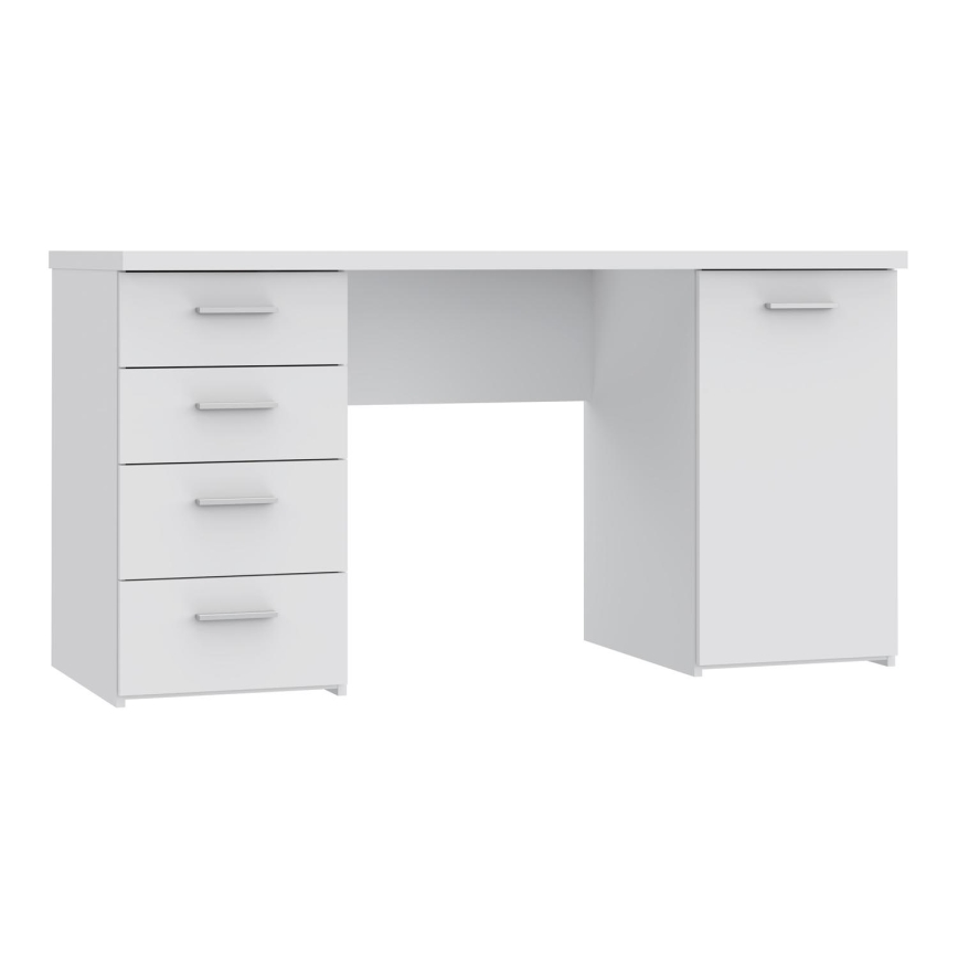 Písací stôl ARENO biely