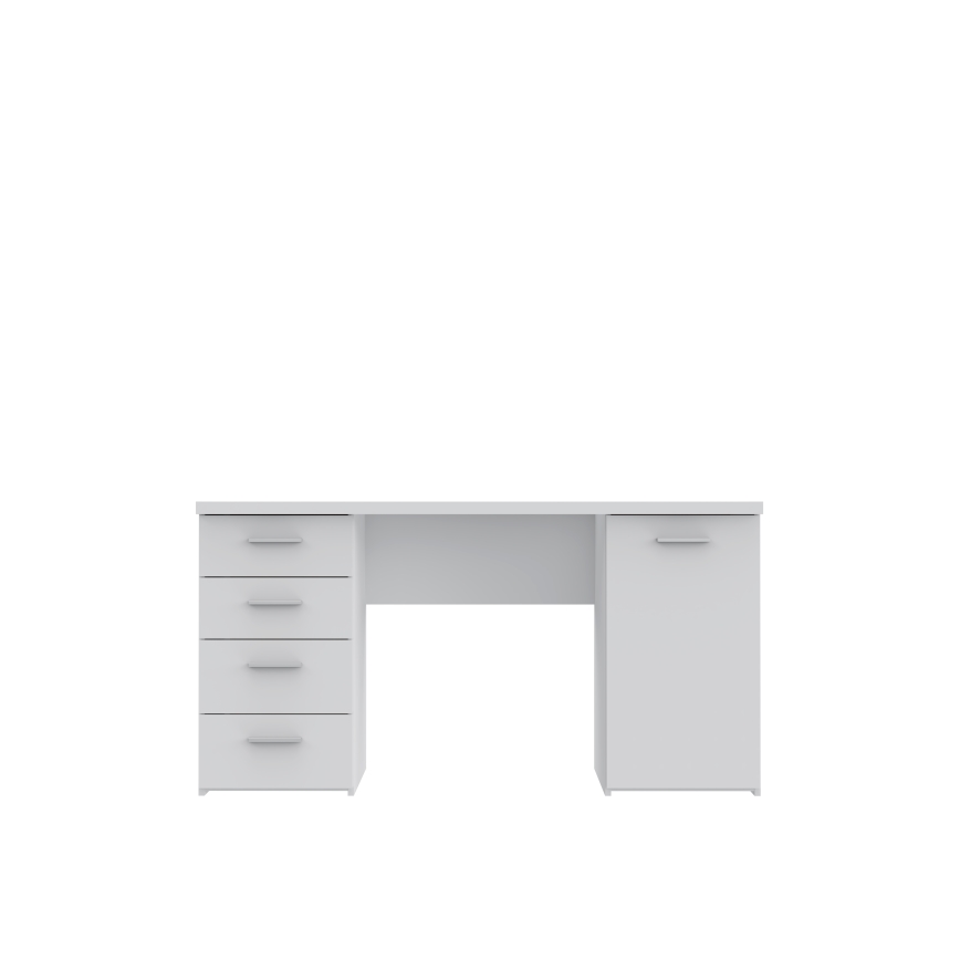 Písací stôl ARENO biely