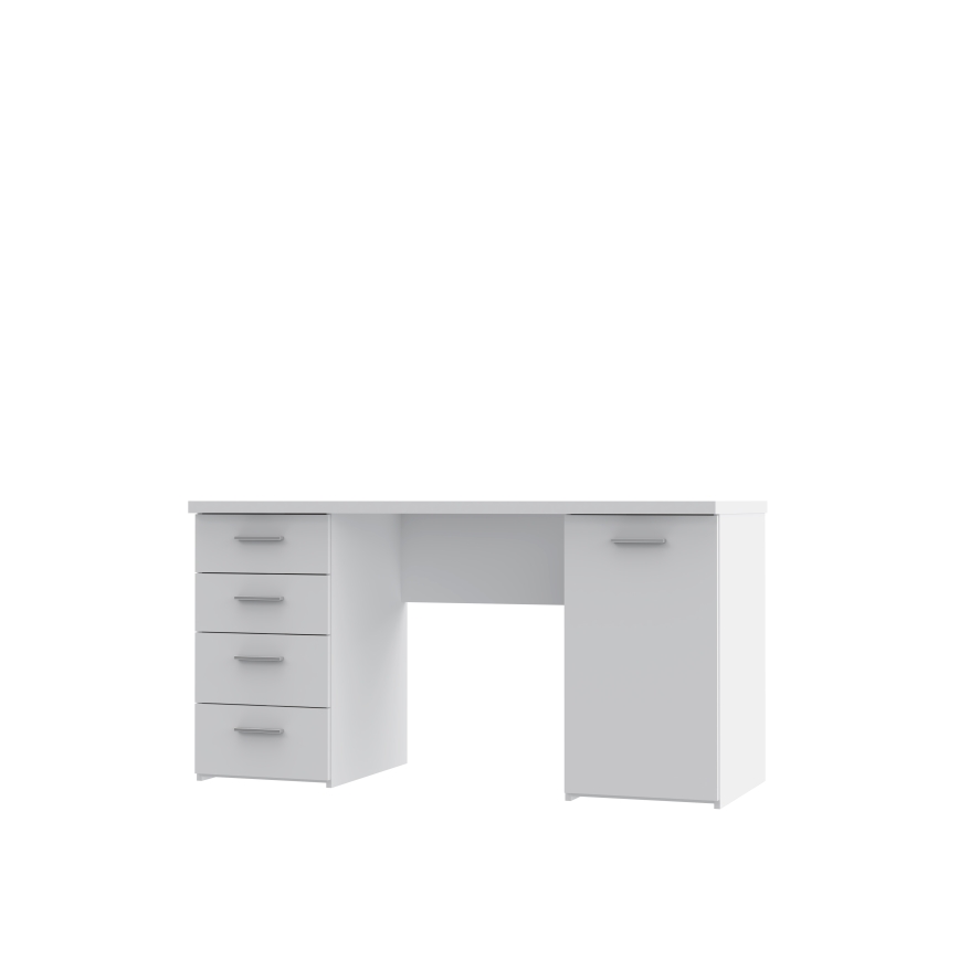 Písací stôl ARENO biely