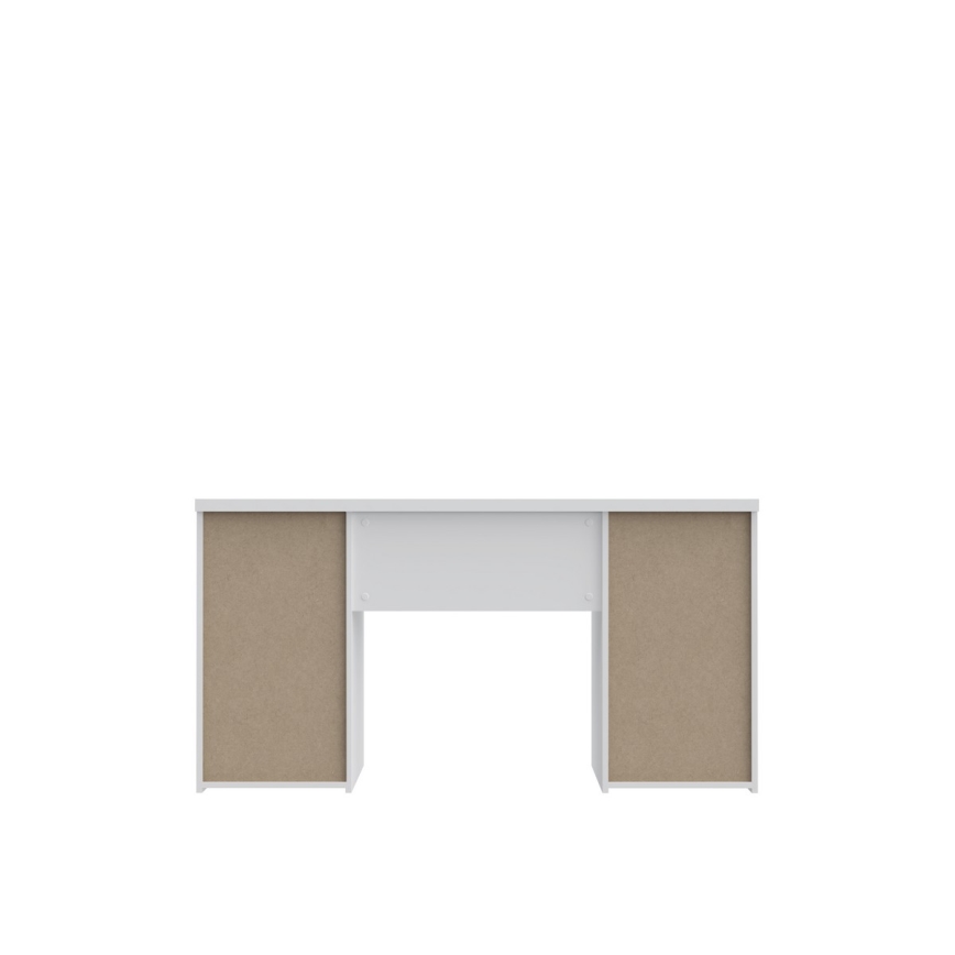 Písací stôl ARENO biely