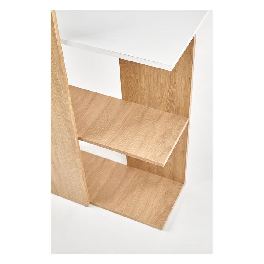 Písací stôl COZYRA dub/biela