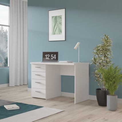 Písací stôl GINO biely