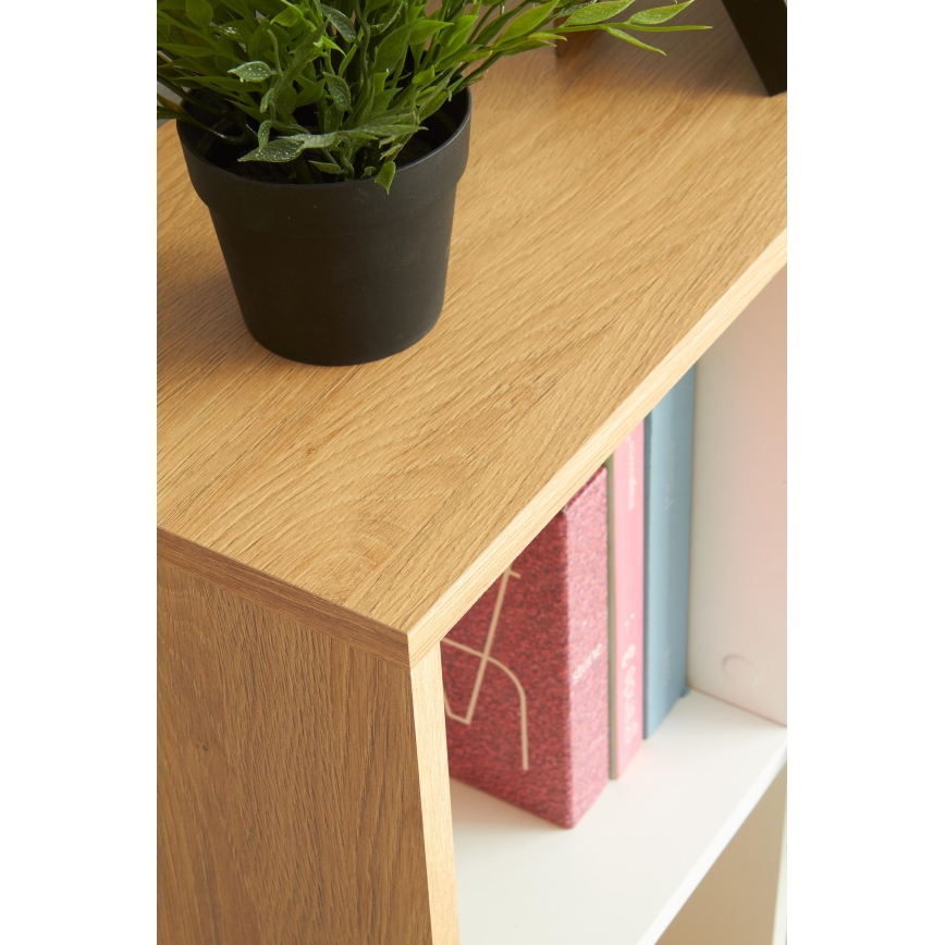 Písací stôl GORA dub/biela