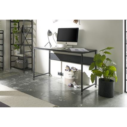 Písací stôl MIRANE čierny