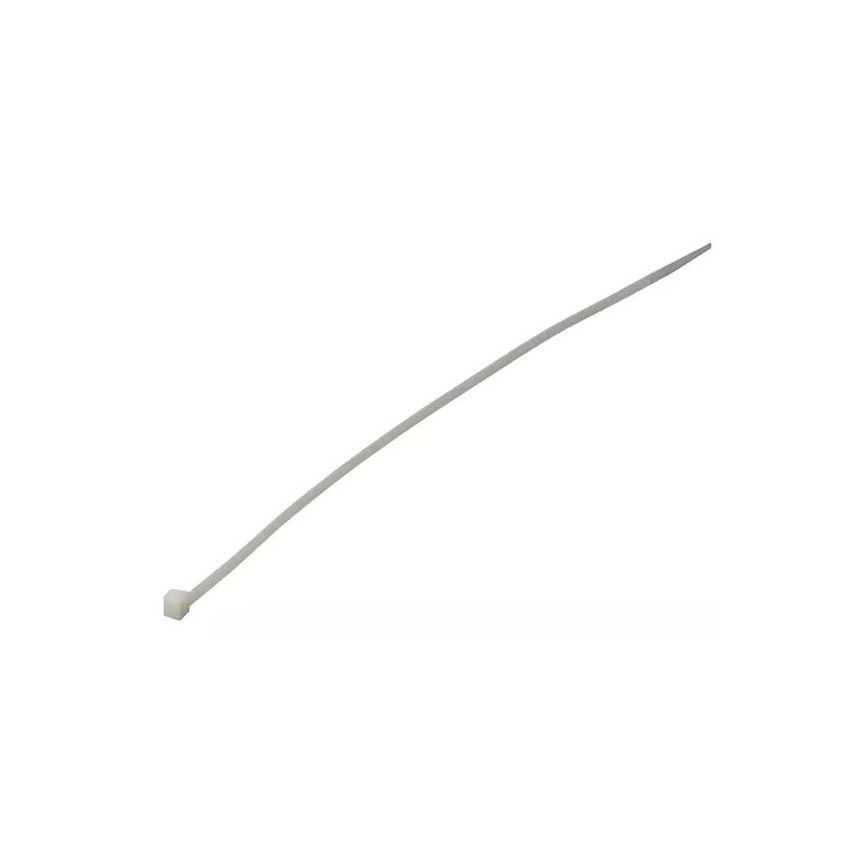 Plastové sťahovacie pásky 2,5x100mm 100ks biela