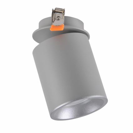 Podhľadové bodové svietidlo HARON 1xGU10/10W/230V šedá