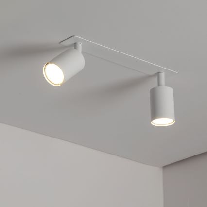 Podhľadové bodové svietidlo NEX 2xGU10/10W/230V biela