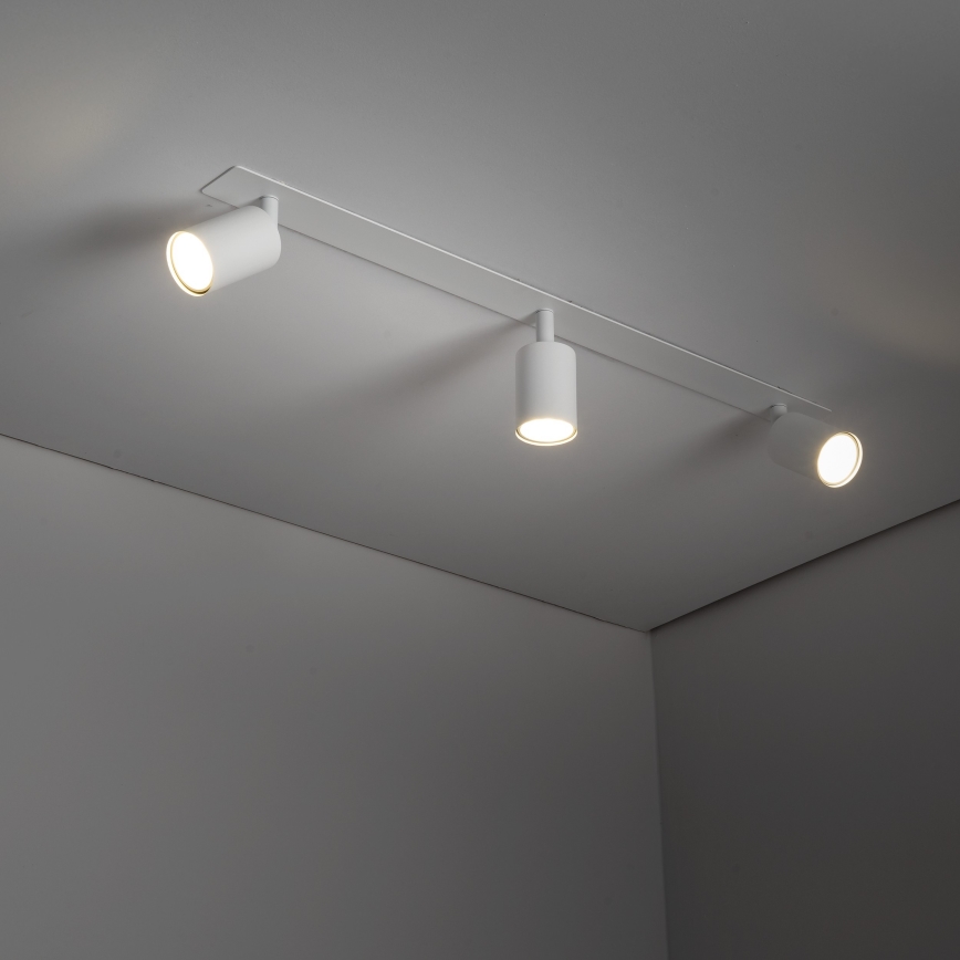 Podhľadové bodové svietidlo NEX 3xGU10/10W/230V biela