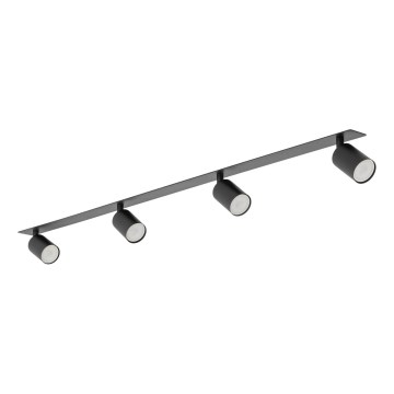 Podhľadové bodové svietidlo NEX 4xGU10/10W/230V čierna