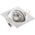 Podhľadové svietidlo 1xGU10/MR16/10W/230V 9x9 cm biele