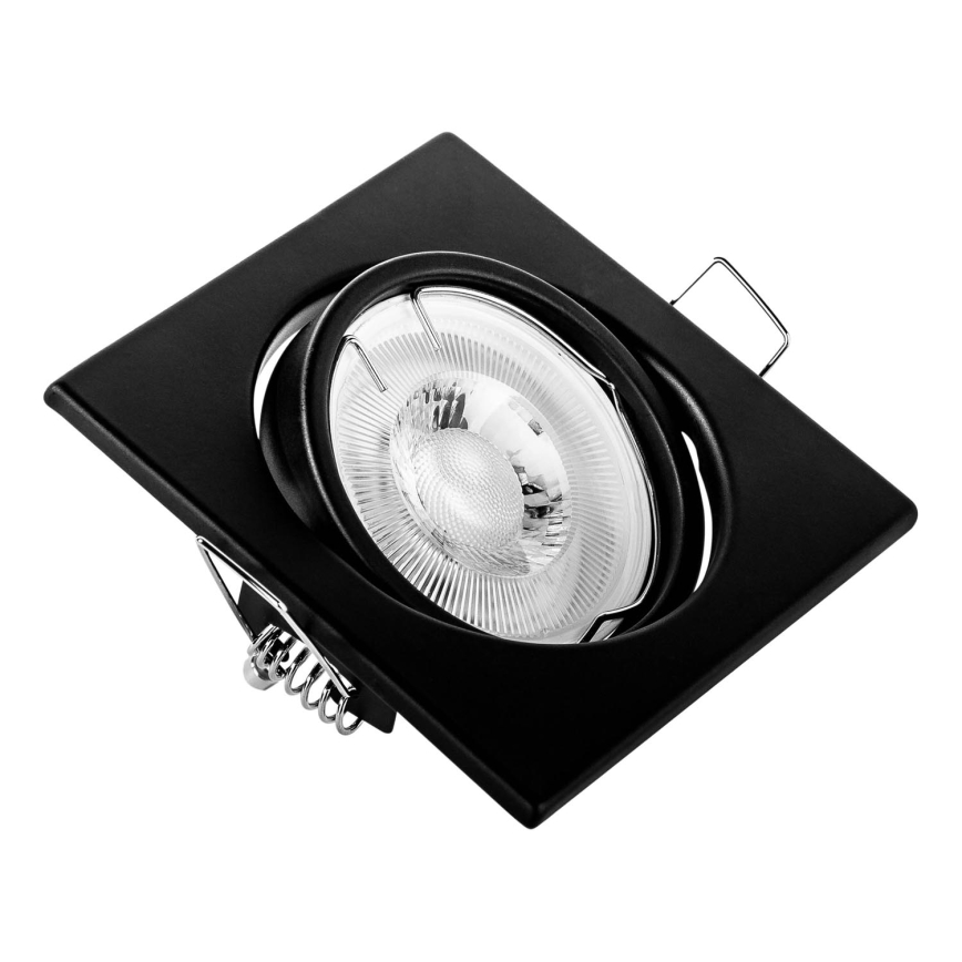 Podhľadové svietidlo 1xGU10/MR16/10W/230V 9x9 cm čierne