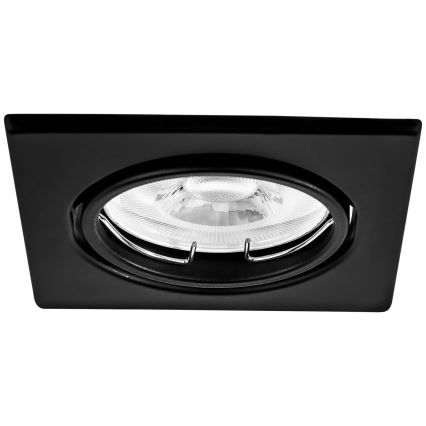 Podhľadové svietidlo 1xGU10/MR16/10W/230V 9x9 cm čierne