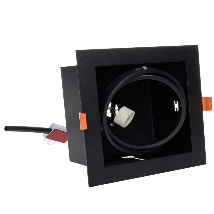 Podhľadové svietidlo PLAZA AR111 1xGU10/12W/230V čierna