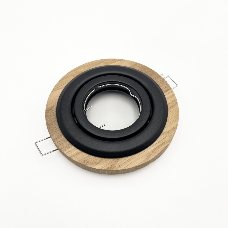 Podhľadové svietidlo TOBBY 1xG9/20W/230V pr. 11,5 cm dub/čierna
