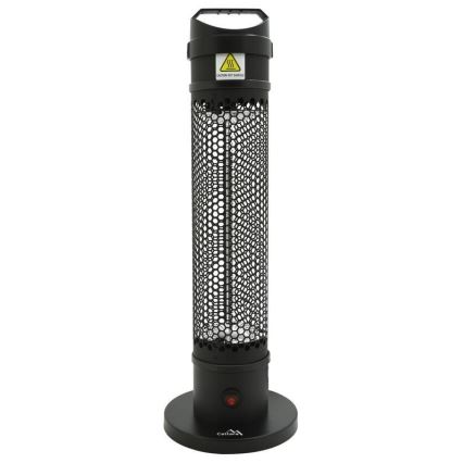 Podlahový infražiarič 1000W/230V IP44 čierna