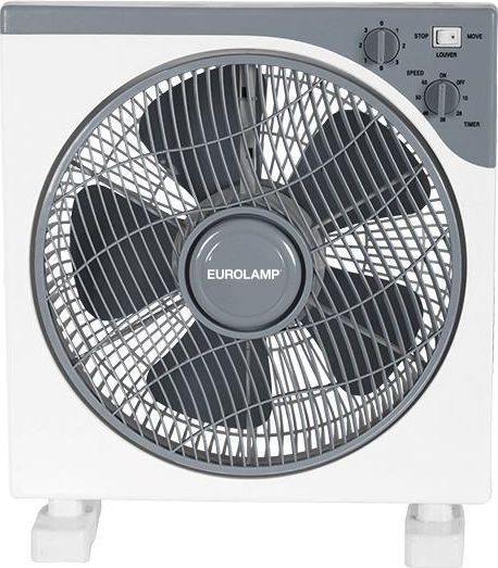 Podlahový ventilátor 45W/230V pr. 37 cm biela/sivá