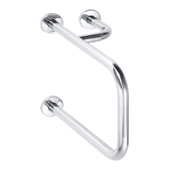 Podporné madlo 23,5x38 cm nerezové/strieborné