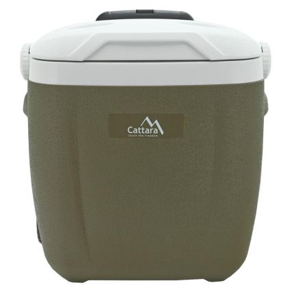 Pojazdný chladiaci box 16 l zelený