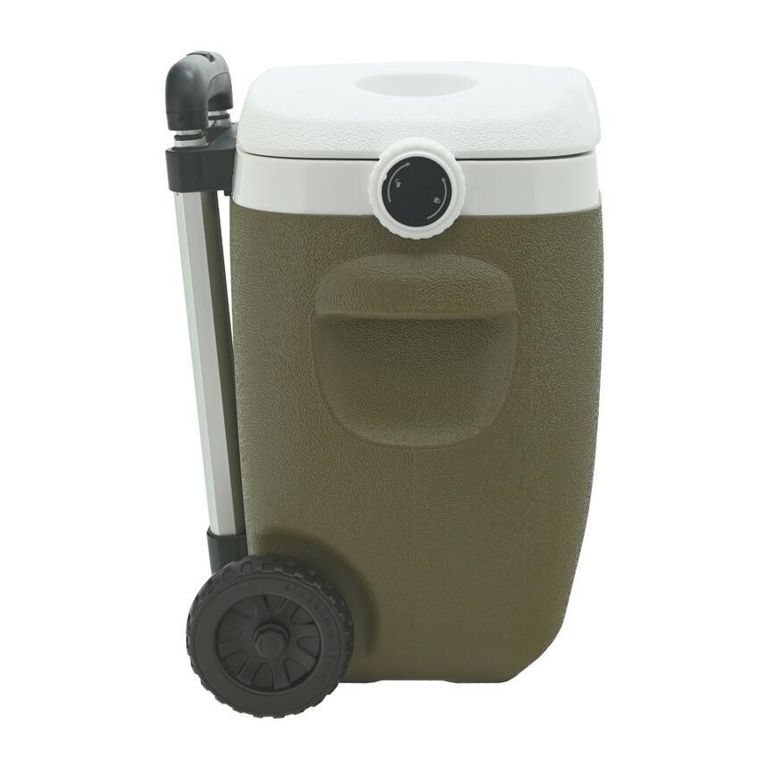 Pojazdný chladiaci box 16 l zelený