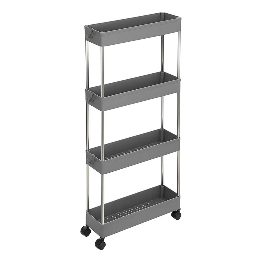 Pojazdný úložný vozík MARGE sivý