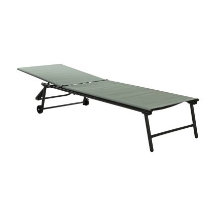 Polohovateľné lehátko TERA 57x185 cm zelené