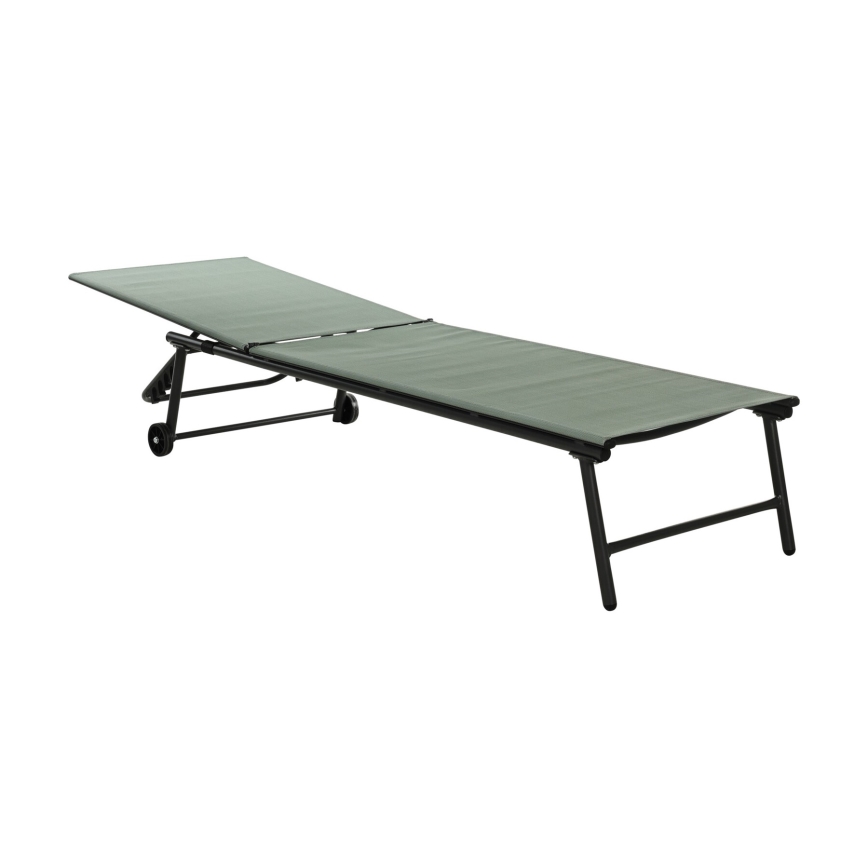 Polohovateľné lehátko TERA 57x185 cm zelené