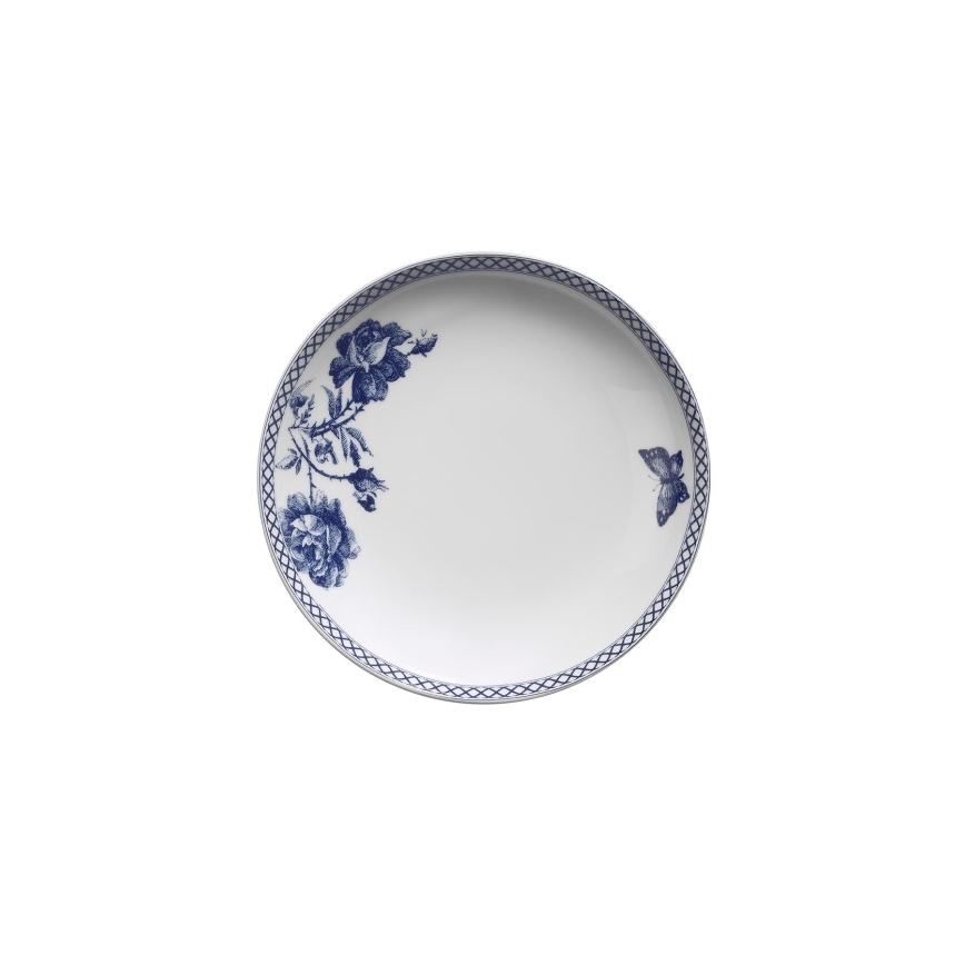 Porcelánová jedálenská súprava 24 ks biela/modrá