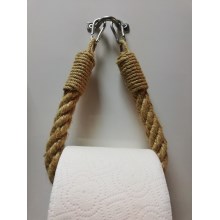 Povrázkový držiak toaletného papiera BORU 22x14 cm hnedá