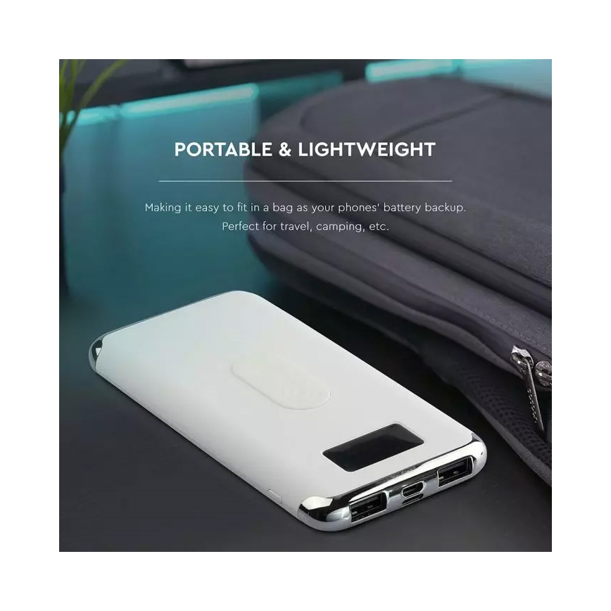 Power Bank 10 000 mAh/3,7V s bezdrôtovým nabíjaním