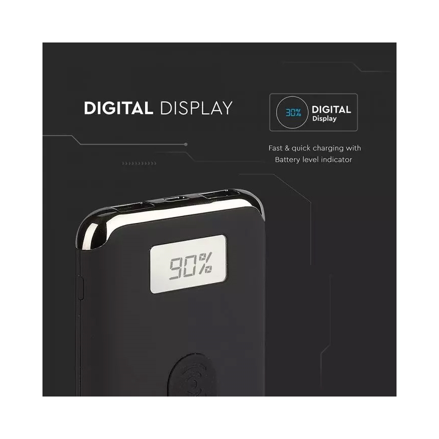 Power Bank 10 000 mAh/3,7V s bezdrôtovým nabíjaním